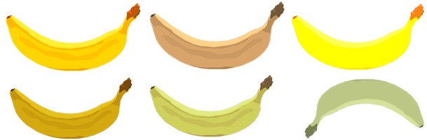 Graphic of bananas